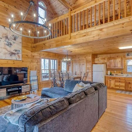 Mtn Cabin Sleeps 10 - 5 Mins To Fishing & Camping Ellijay Eksteriør bilde