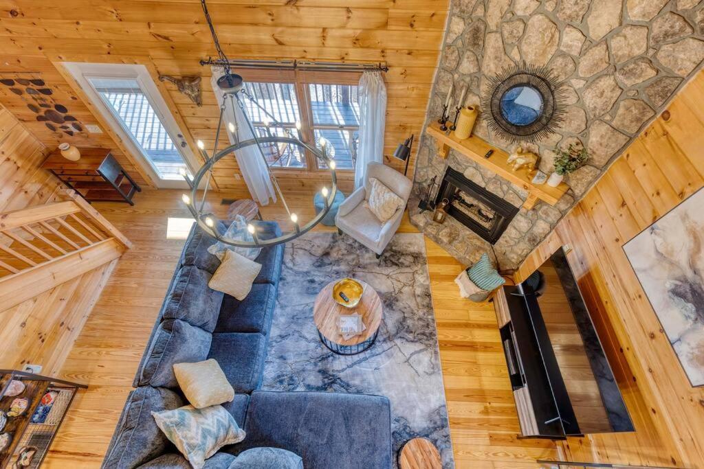 Mtn Cabin Sleeps 10 - 5 Mins To Fishing & Camping Ellijay Eksteriør bilde