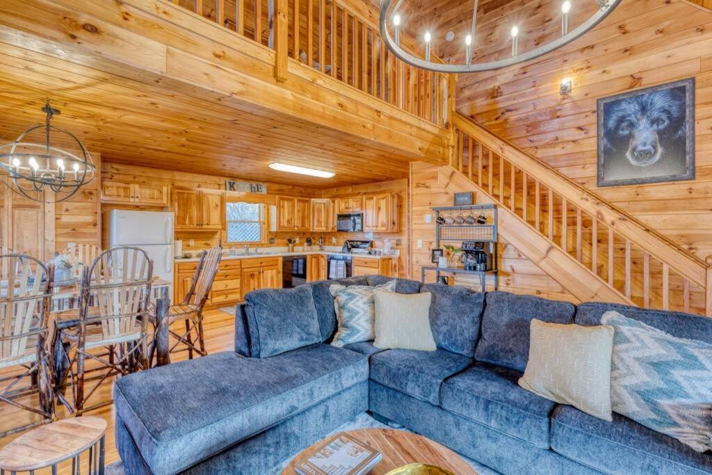 Mtn Cabin Sleeps 10 - 5 Mins To Fishing & Camping Ellijay Eksteriør bilde