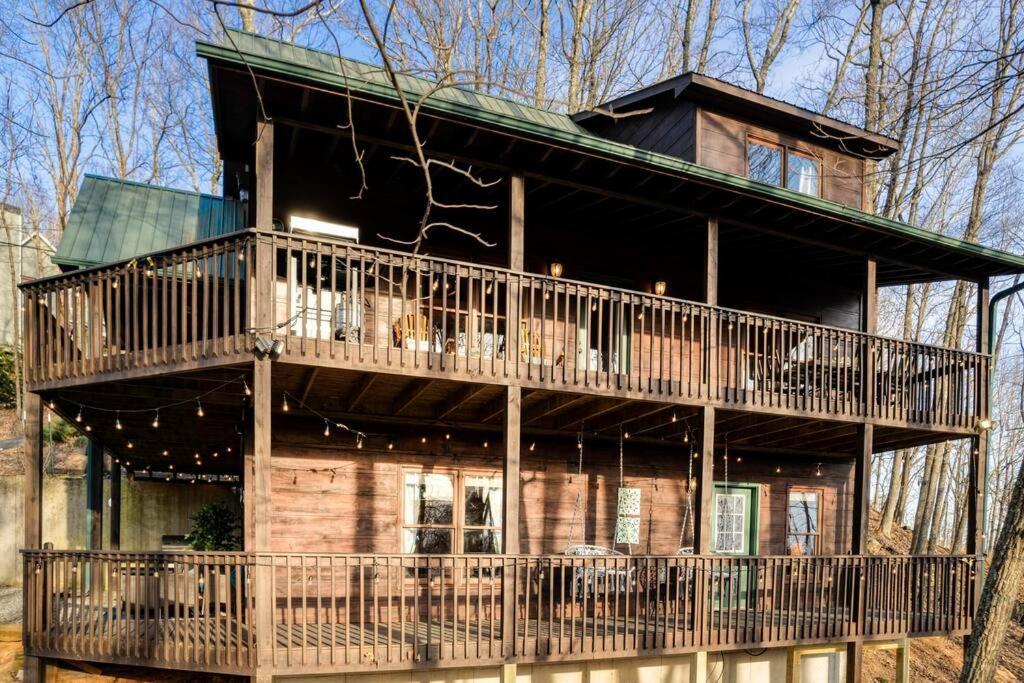 Mtn Cabin Sleeps 10 - 5 Mins To Fishing & Camping Ellijay Eksteriør bilde